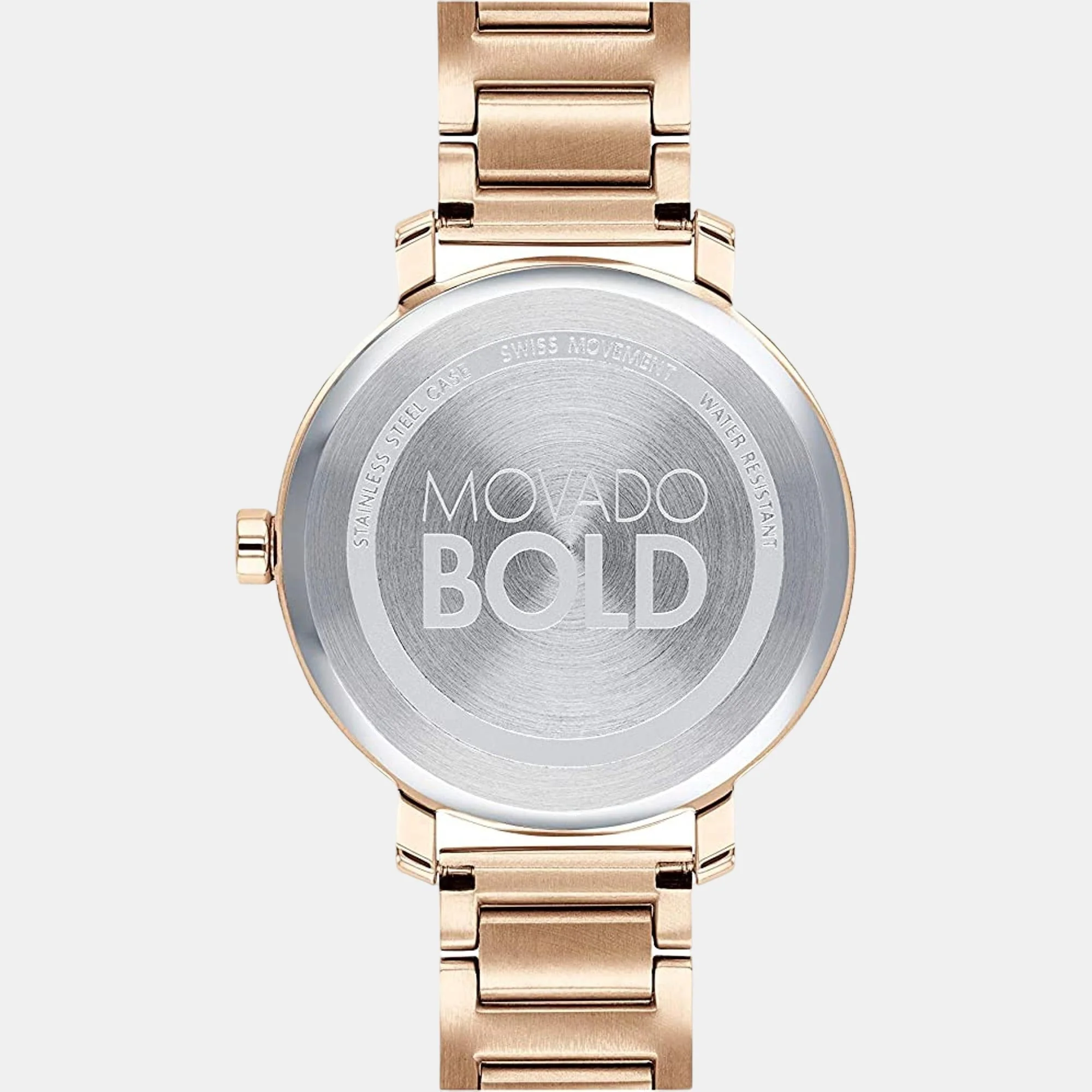 Bold Men Quartz Rose Gold Dial Analog Stainless Steel Watch 3600650 - Image 3