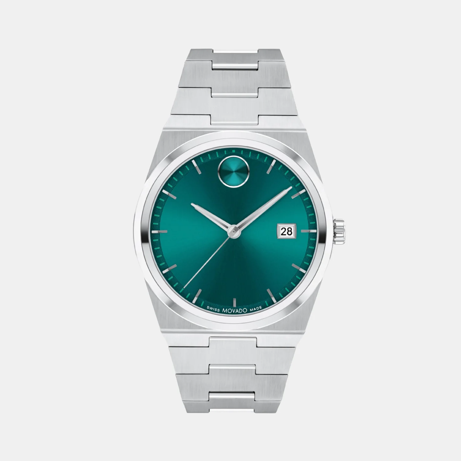 Bold Quest Men Quartz Green Dial Analog Stainless Steel Watch 3601222