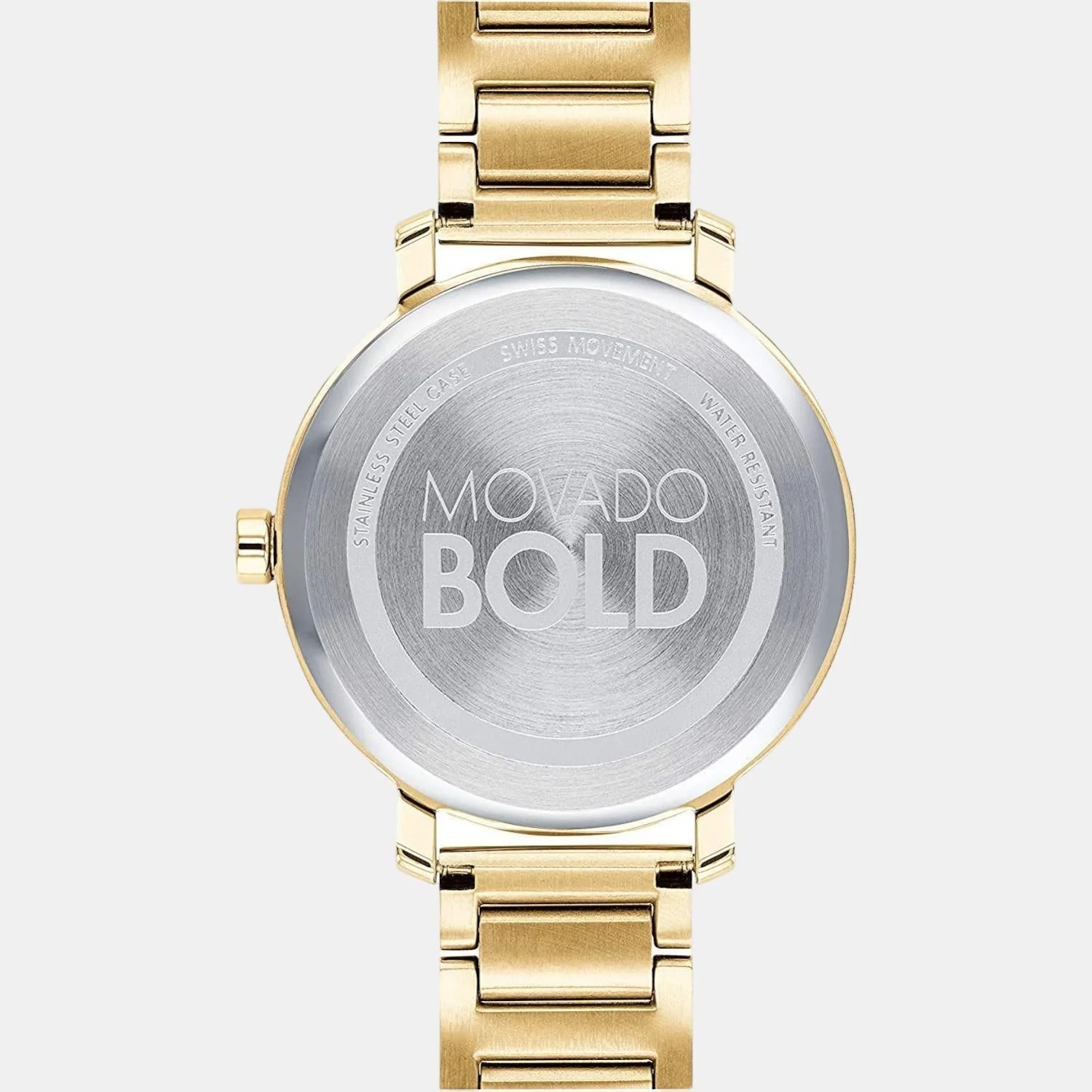Bold Shimmer Women Quartz Gold Dial Analog Stainless Steel Watch 3600649 - Image 3