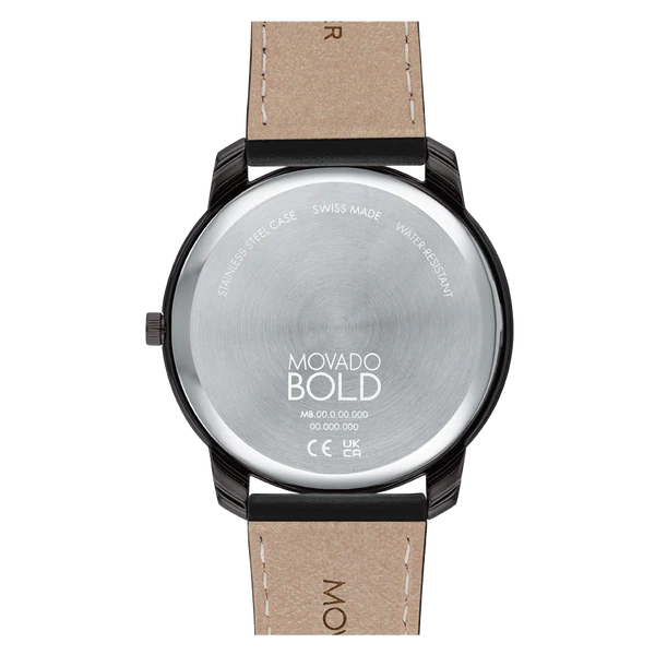 Movado Bold Thin Black Dial Men 42mm - Image 2
