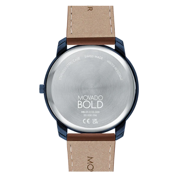 Movado Bold Thin Blue Dial Men 42mm - Image 2