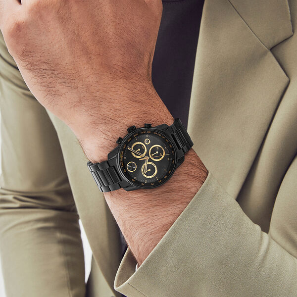 Movado Bold Verso Black Dial Men 44mm - Image 3