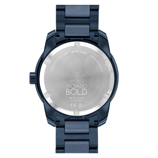 Movado Bold Verso Blue Dial Men 42mm - Image 2