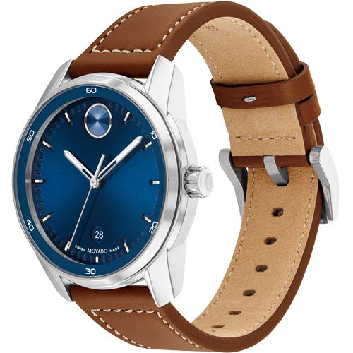 Movado Bold Verso Blue Dial Men 42mm - Image 2