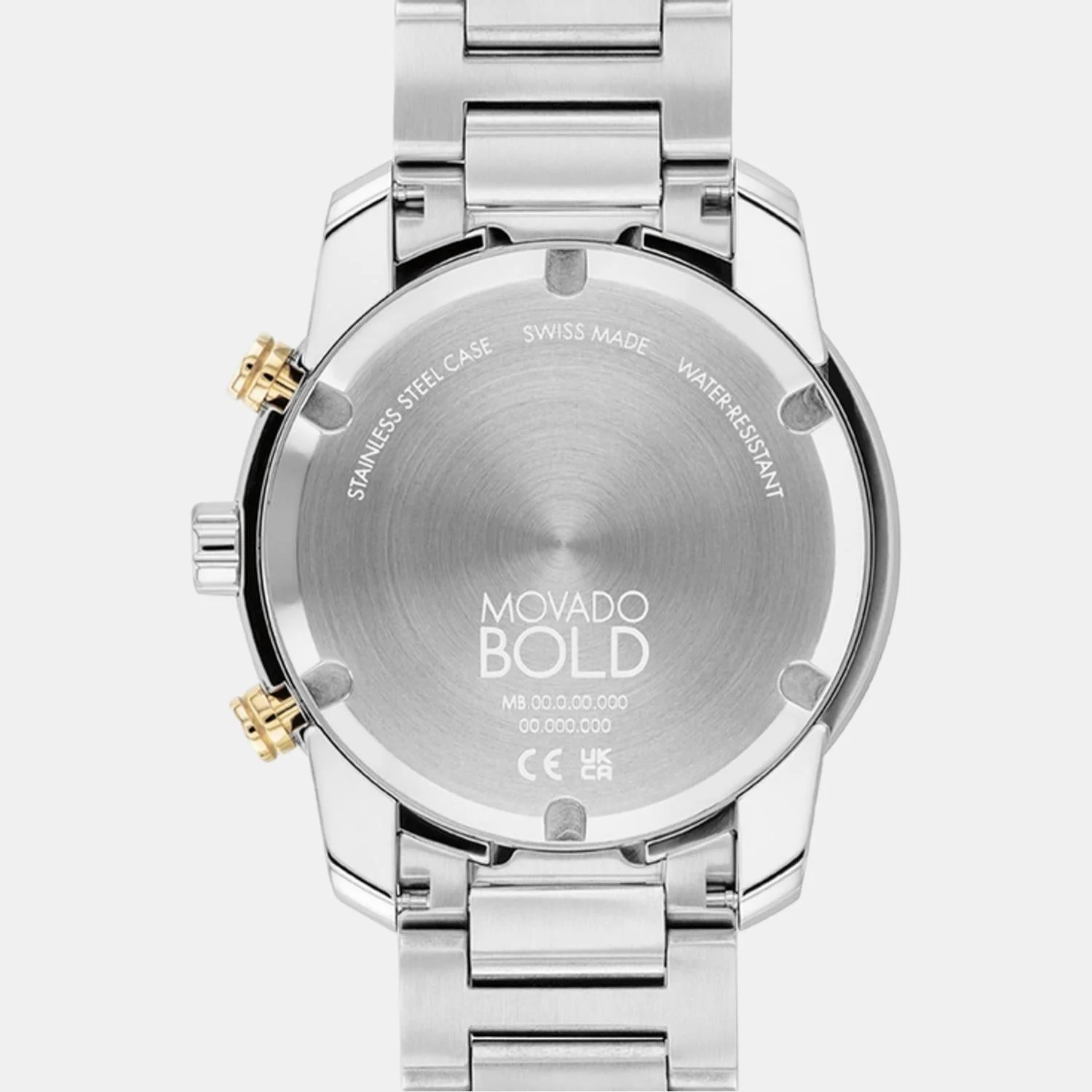 Bold Verso Men Quartz Gold Dial Chronograph Stainless Steel Watch 3600907 - Image 3