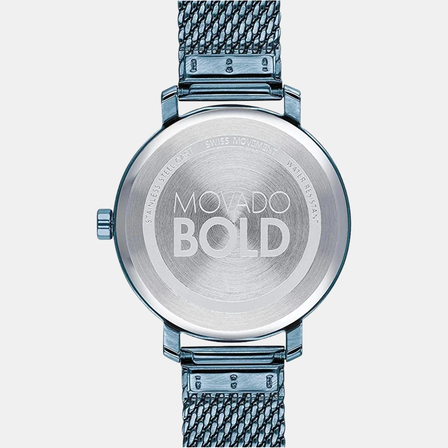 Bold Women Quartz Blue Dial Analog Stainless Steel Watch 3600675 - Image 3