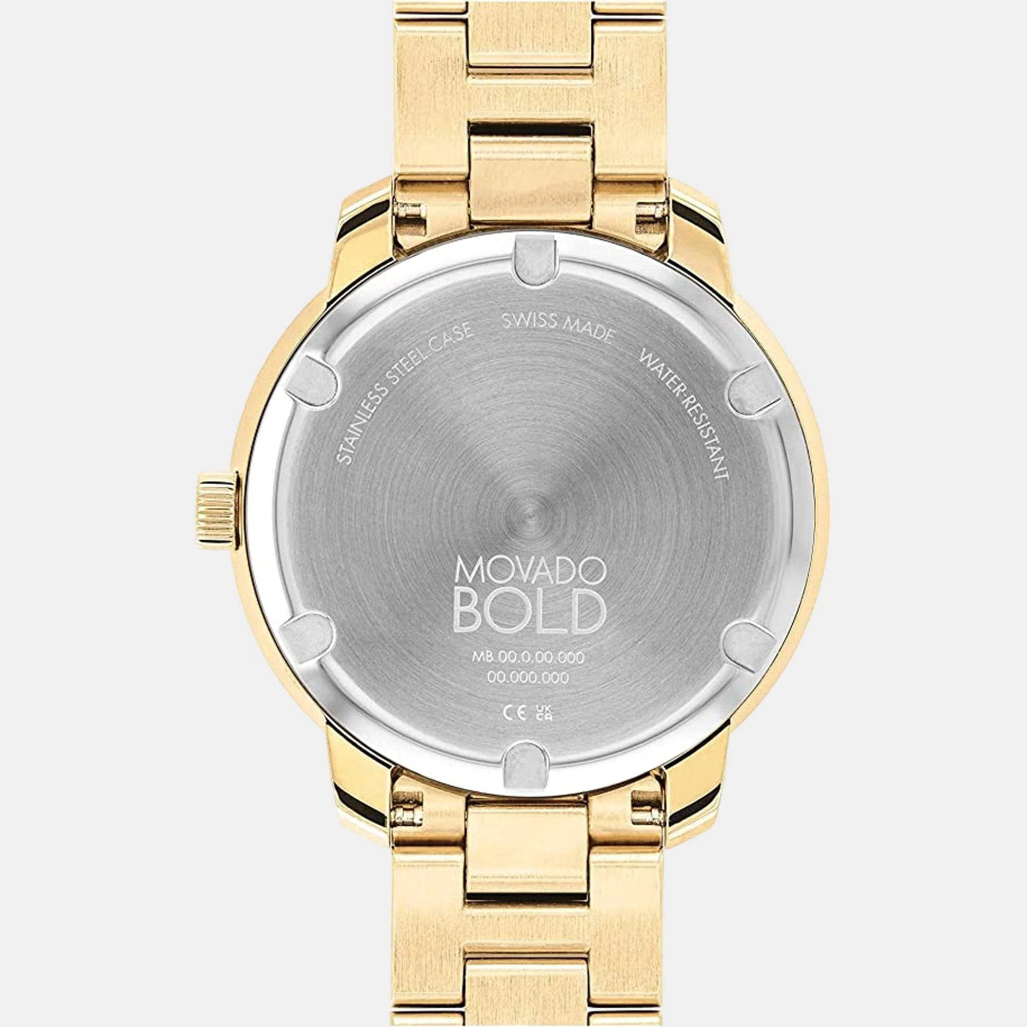 Bold Women Quartz Gold Dial Analog Stainless Steel Watch 3600871 - Image 3