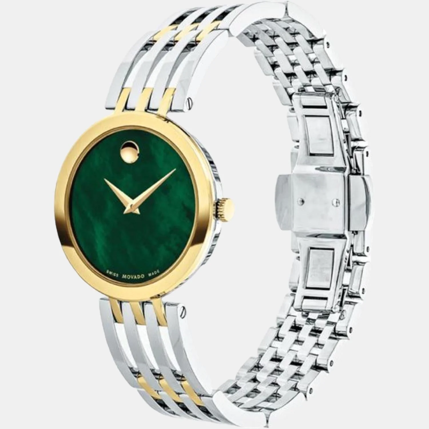 Esperanza Women Quartz Green Dial Analog Stainless Steel Watch 607570 - Image 3