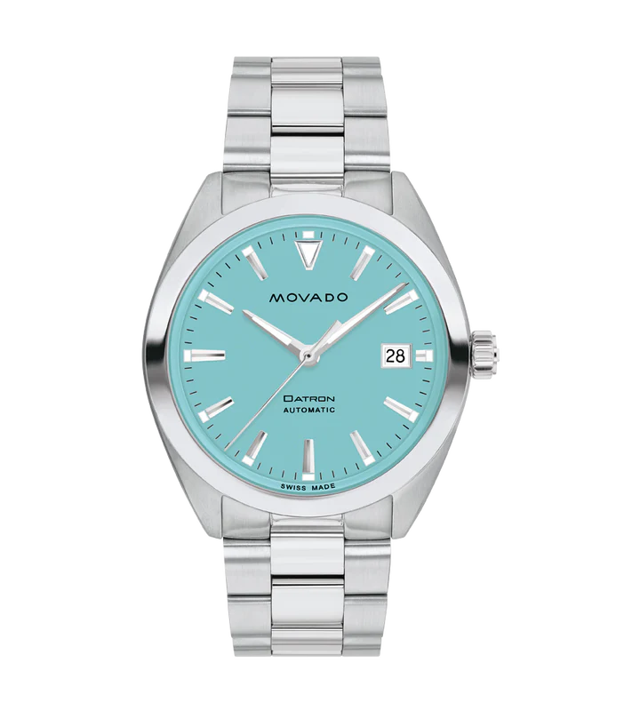 Movado Heritage Series Blue Super-Luminnova Dial Men 40MM
