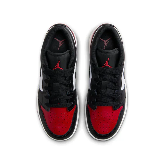 Nike Air Jordan 1 Low Bred Toe 2.0(GS) - Image 4