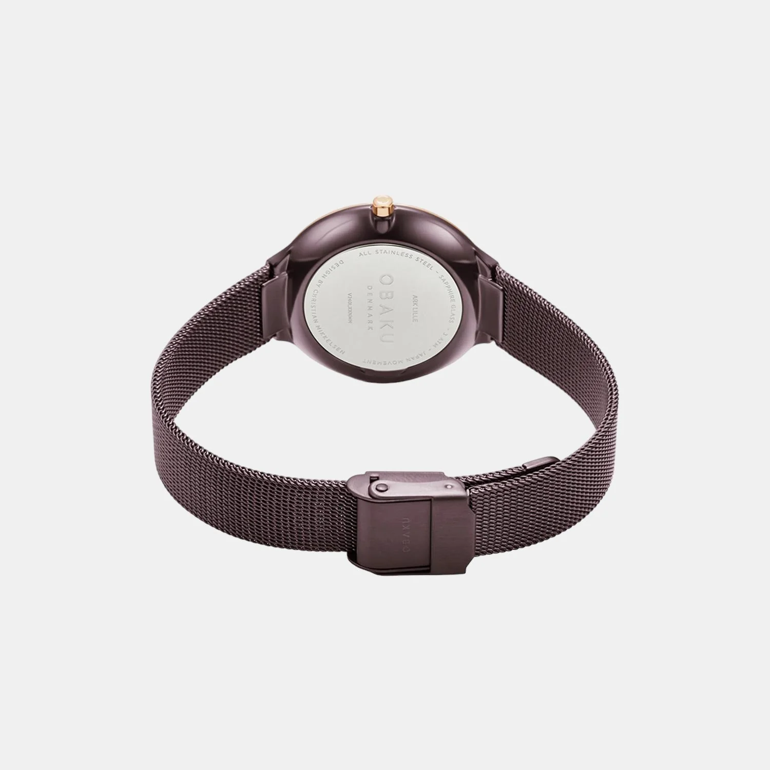 Ark Lille Women Quartz Brown Dial Analog Stainless Steel Watch V240LXXNMN - Image 2