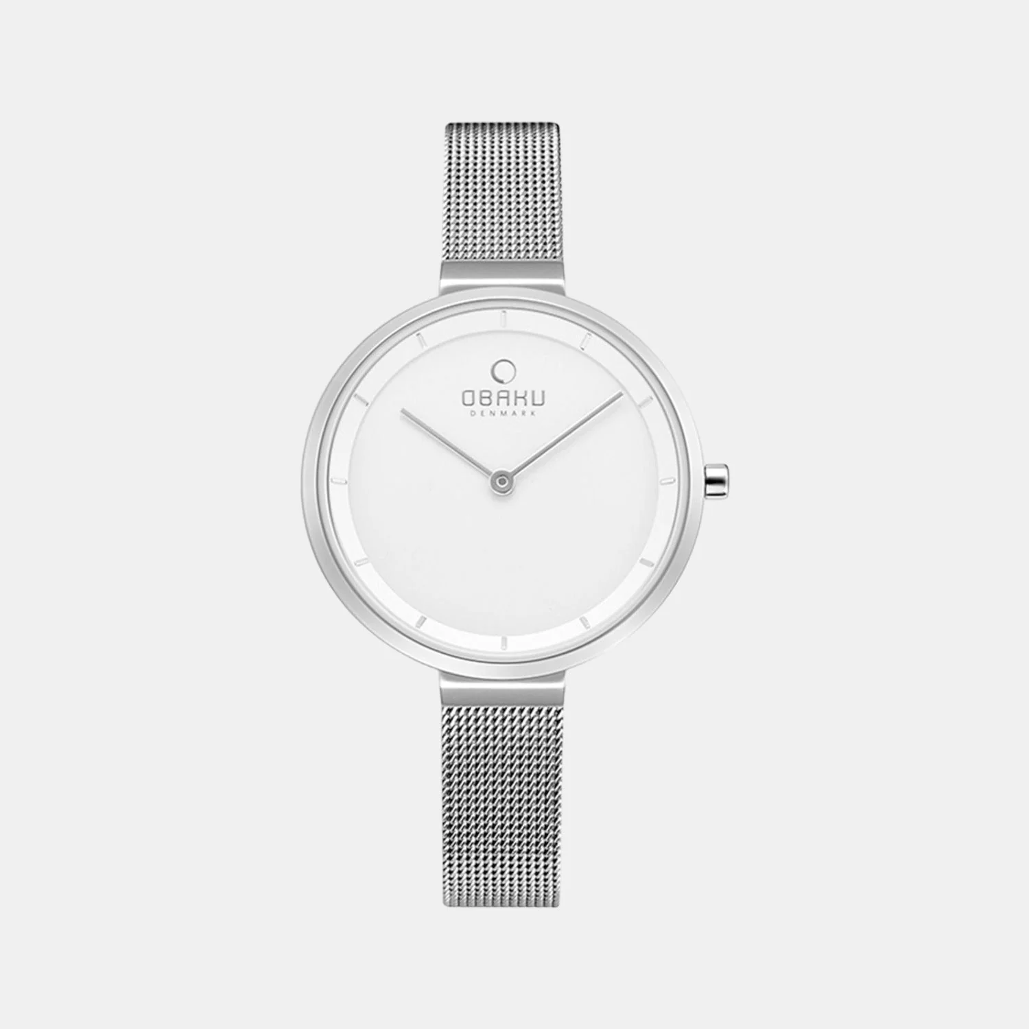 Blomme Women Quartz White Dial Analog Stainless Steel Watch V225LXCIMC