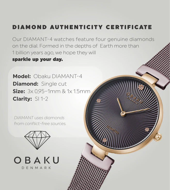Diamant Women Quartz Brown Dial Analog Stainless Steel Watch V256LXVNMN-DD - Image 6