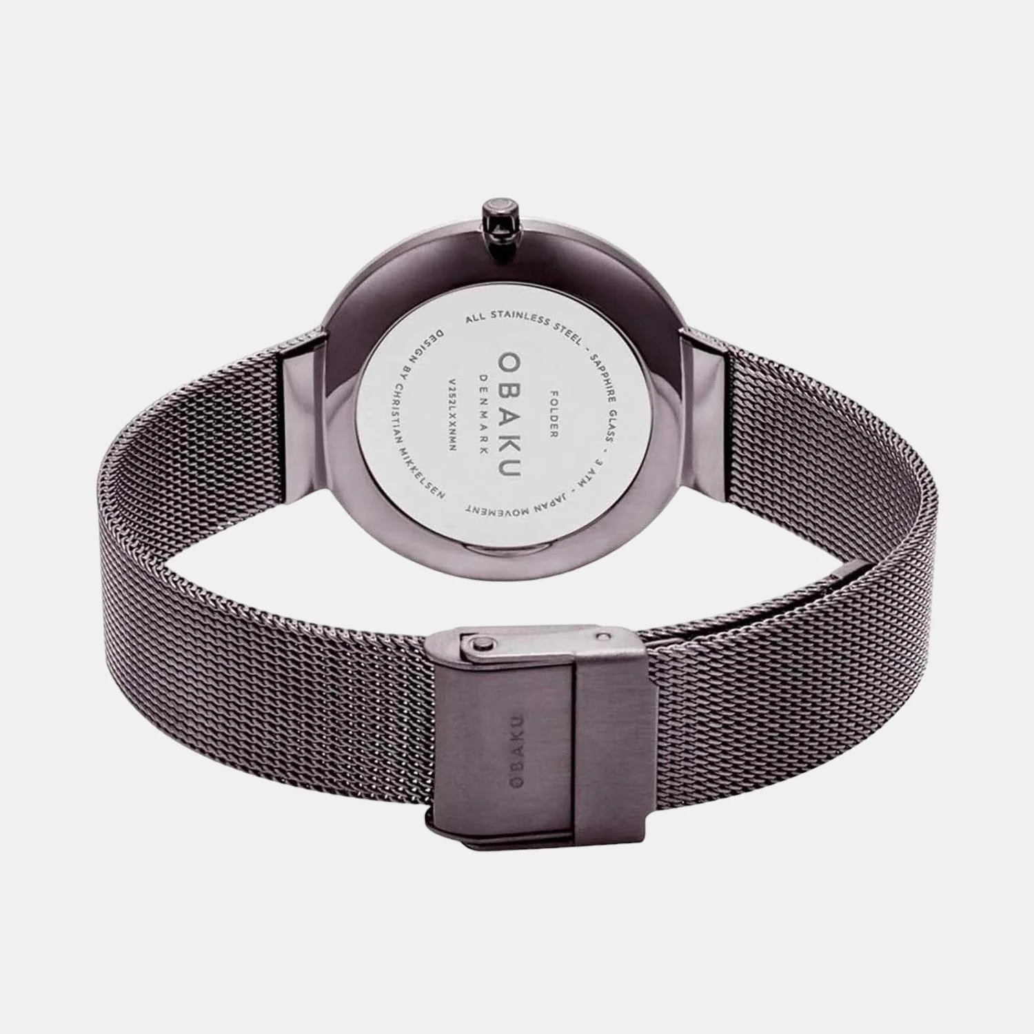 Folder Women Quartz Black Dial Analog Stainless Steel Watch V252LXXNMN - Image 2