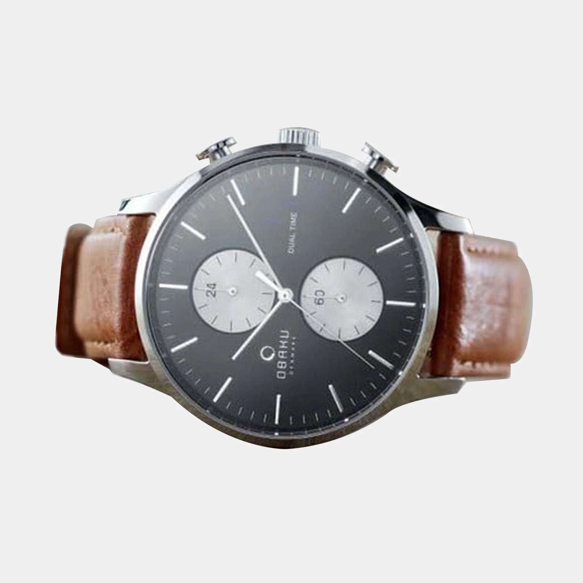 Gran Camel Men Quartz Black Dial Analog Leather Watch V196GUCURZ - Image 4