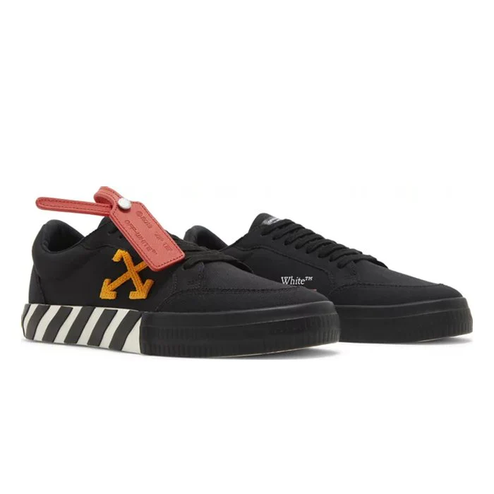 OFF WHITE Vulc Low Top Black Orange - Image 2