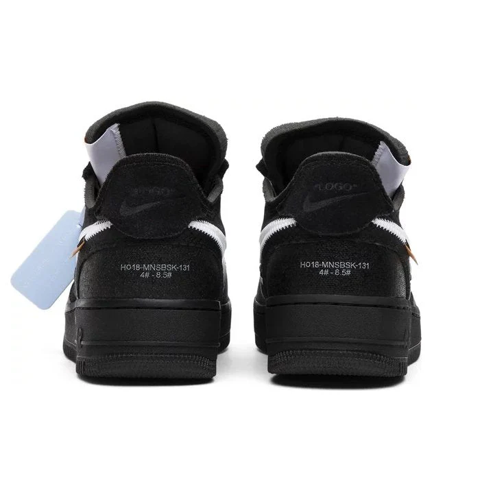 Off-White x Air Force 1 Low 'Black' - Image 2