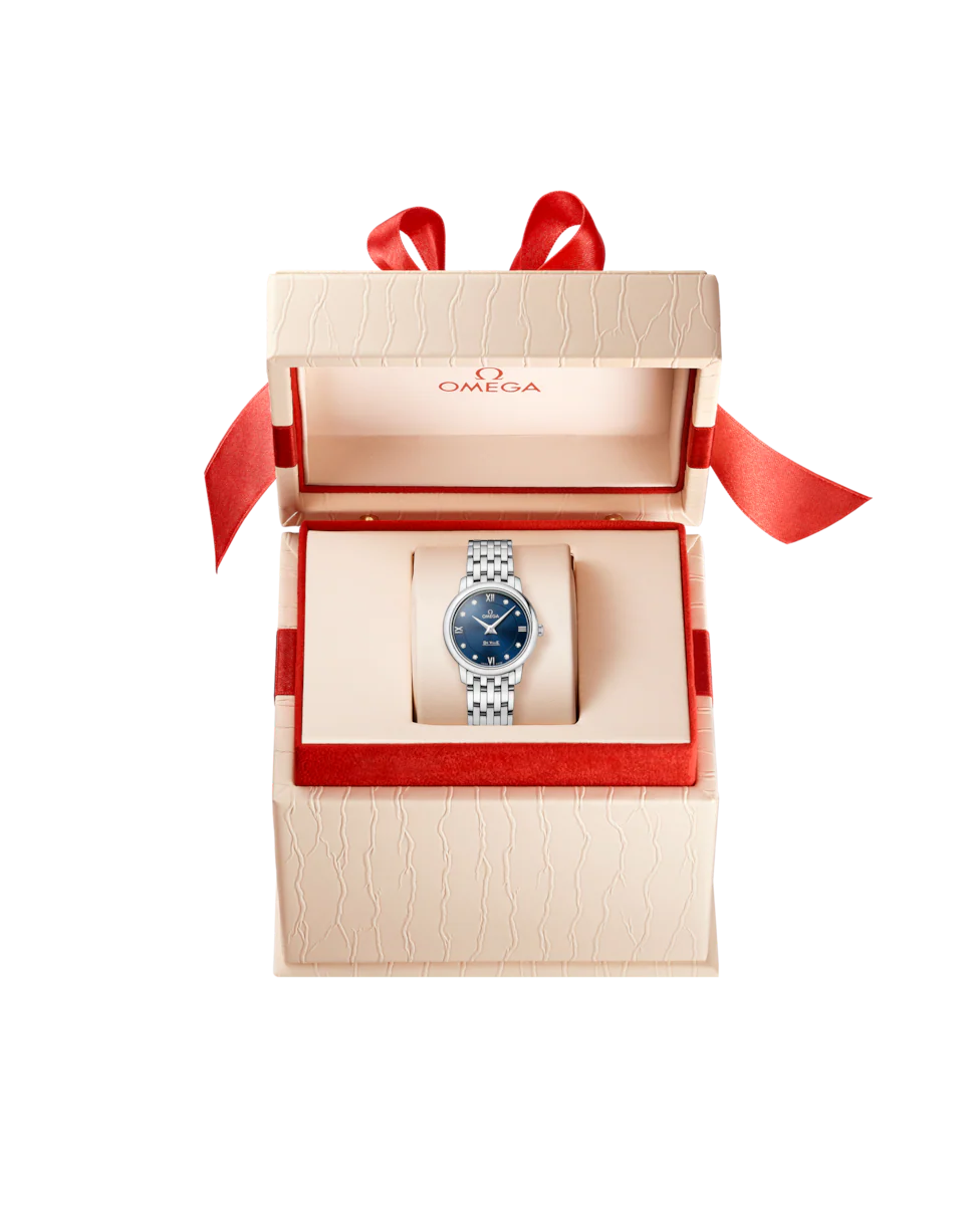 Omega De Ville Prestige Quartzblue Dial Women 27.4MM - Image 2
