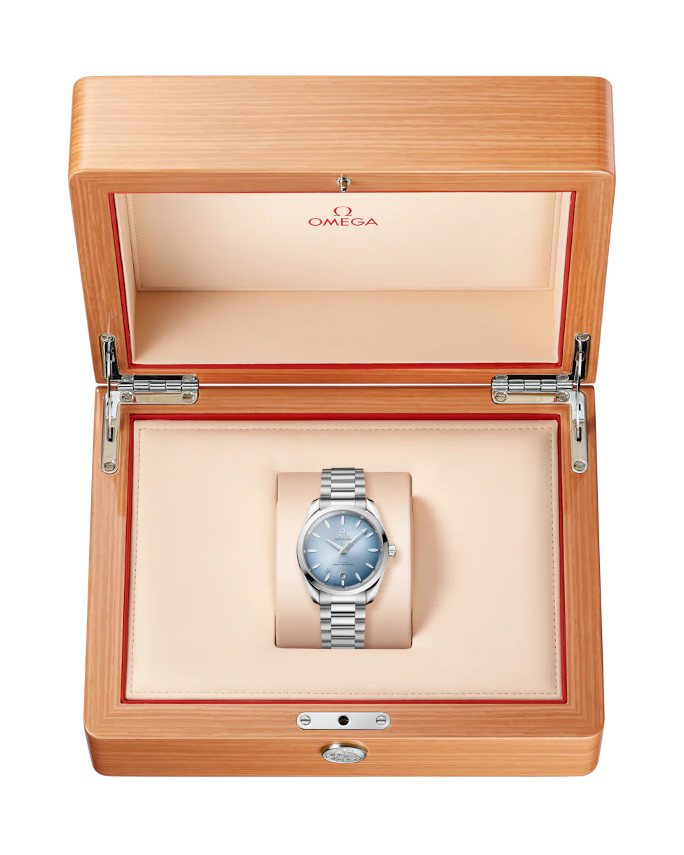 Omega Seamaster Aqua Terra 150M Co‑Axial Master Blue Dial Women 38MM - Image 3