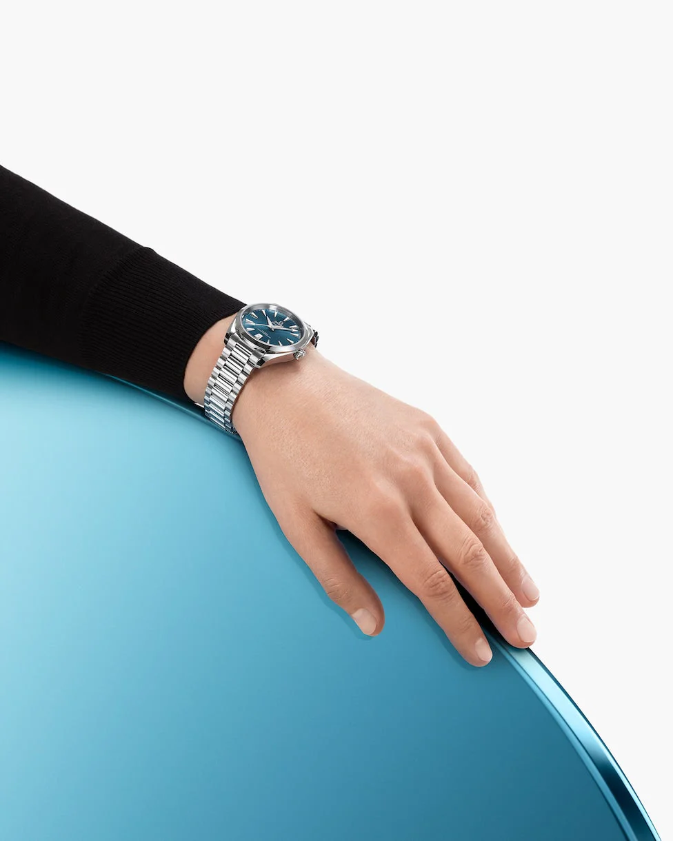 Omega Seamaster Aqua Terra Shades Co Axial Master Chronometeratlantic Blue Dial Men 38MM - Image 3