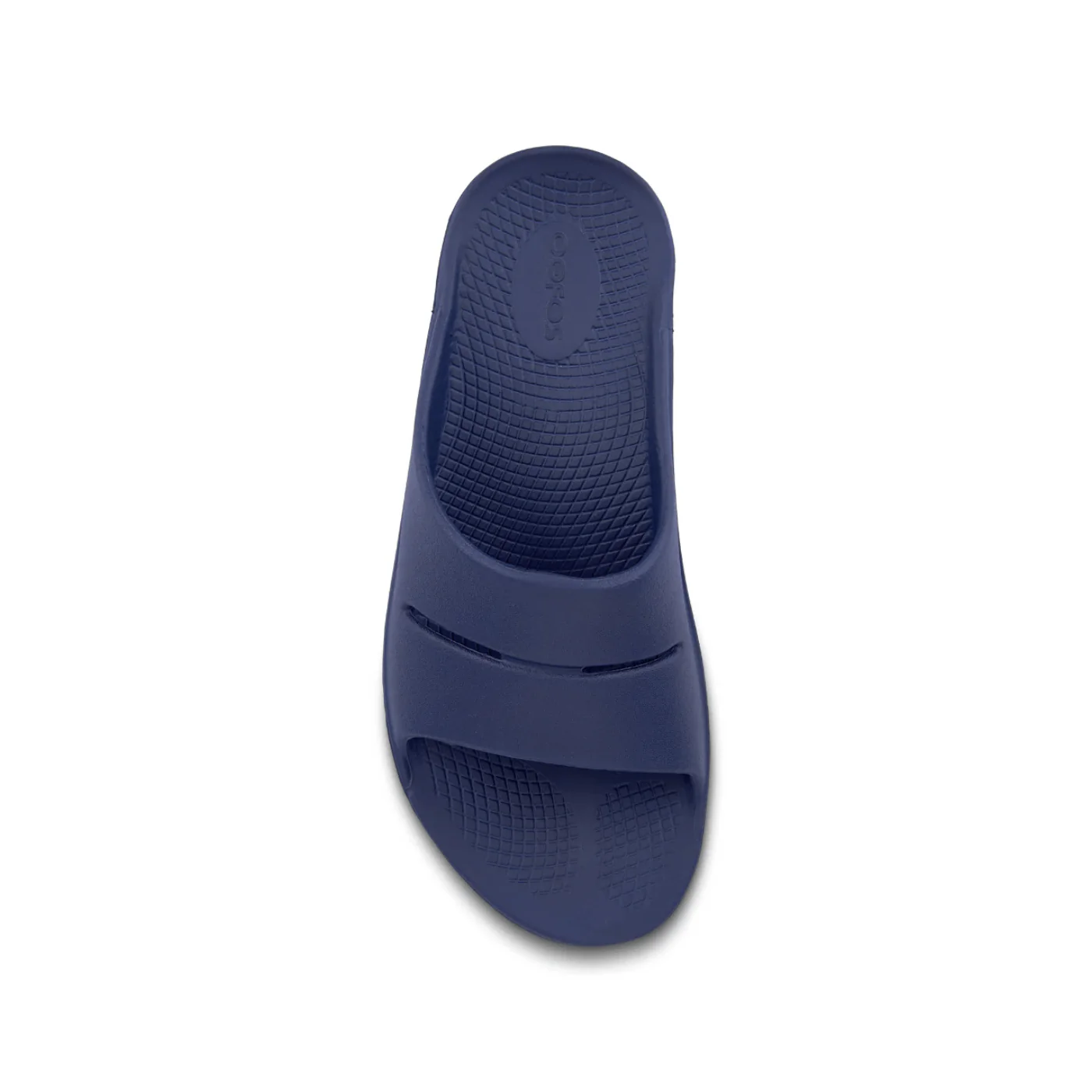 Oofos OOahh Slide Sandal Navy - Image 3