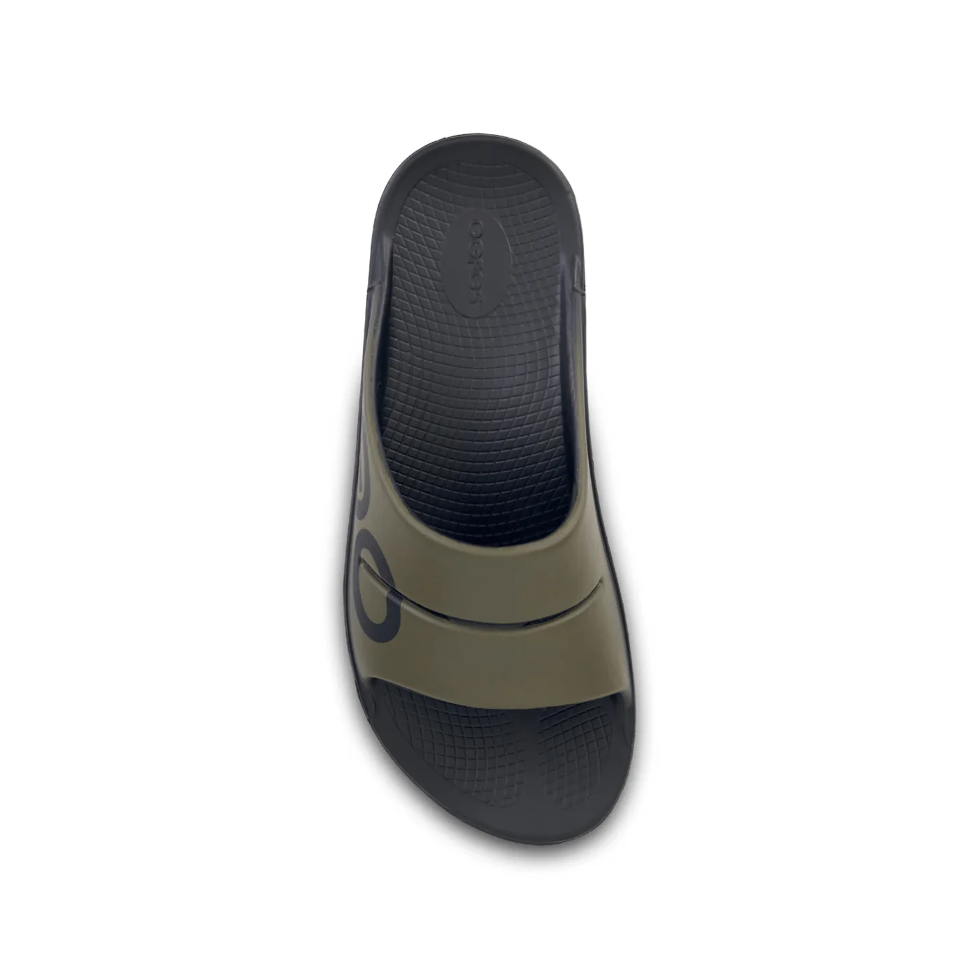 Oofos OOahh Sport Slide Sandal Tactical Green - Image 3