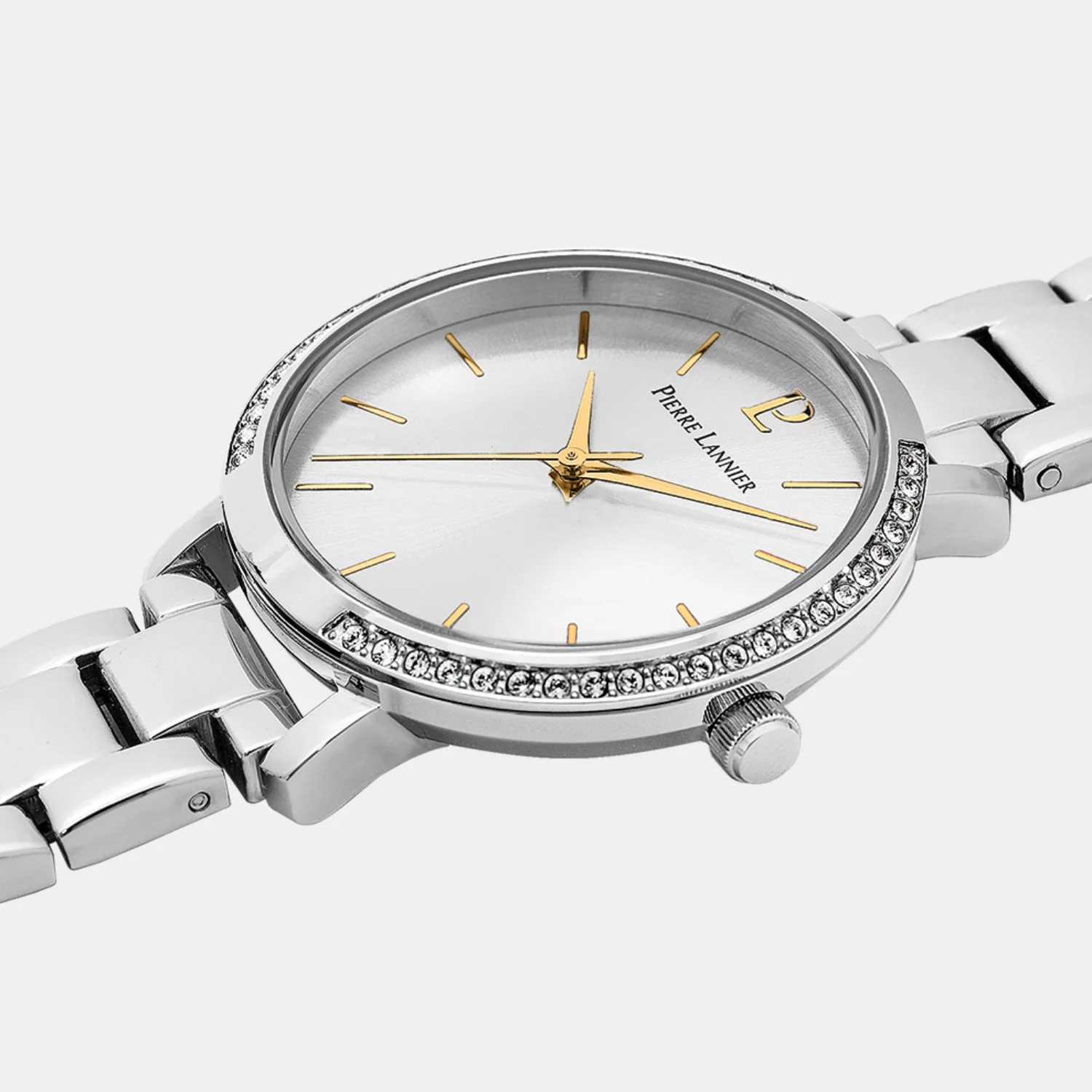 Chouquette Women Quartz Silver Dial Analog Stainless Steel Watch 036P621 - Image 2