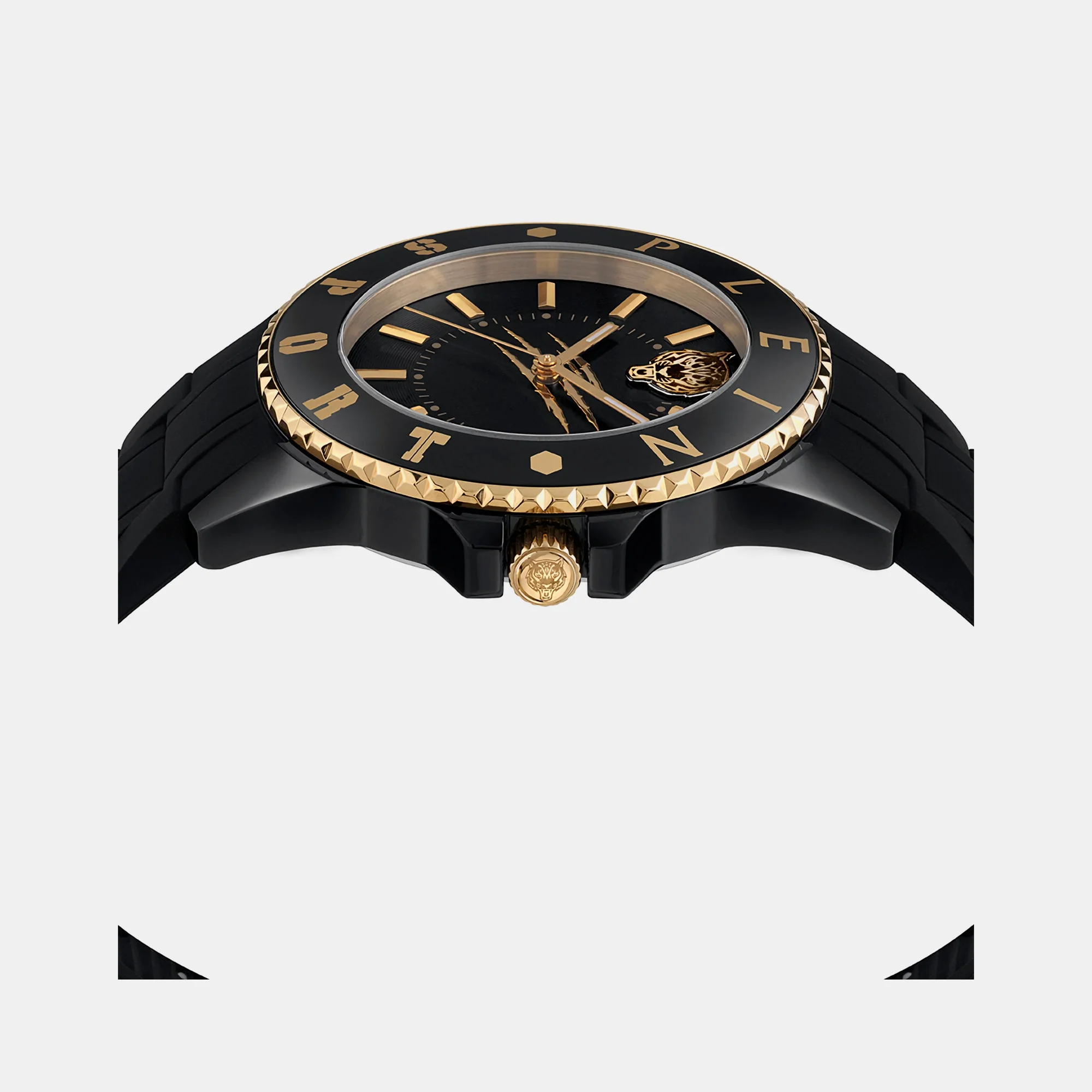 Glam Women Quartz Black Dial Analog Silicone Watch PSKBA0323 - Image 3