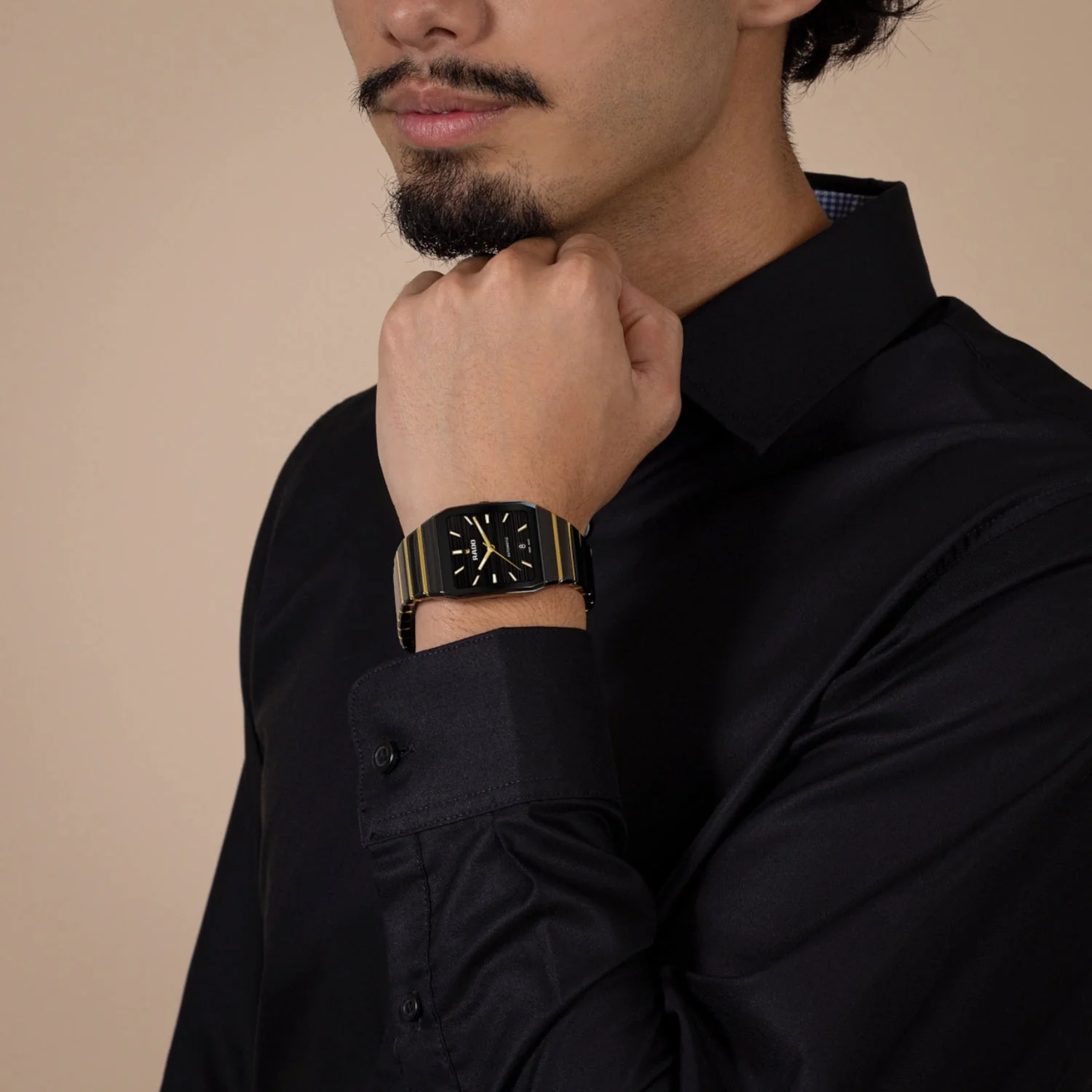 Anatom Unisex Automatic Black Dial Analog Ceramic Watch R10200152 - Image 6