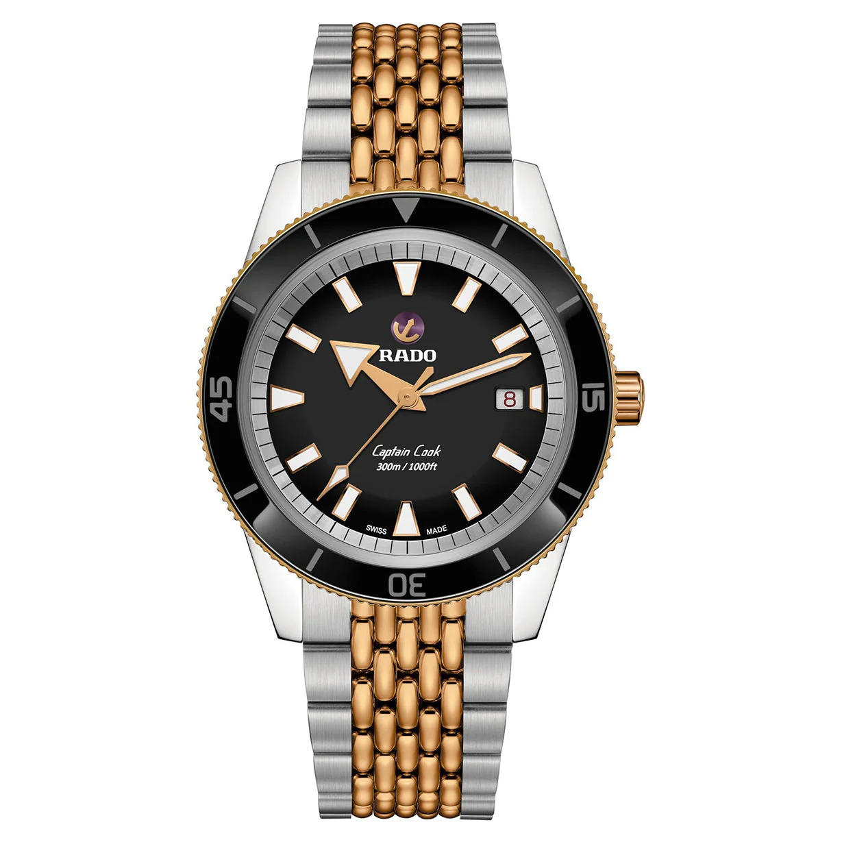 Rado Captain Cook Black Dial Men 42mm - Image 4