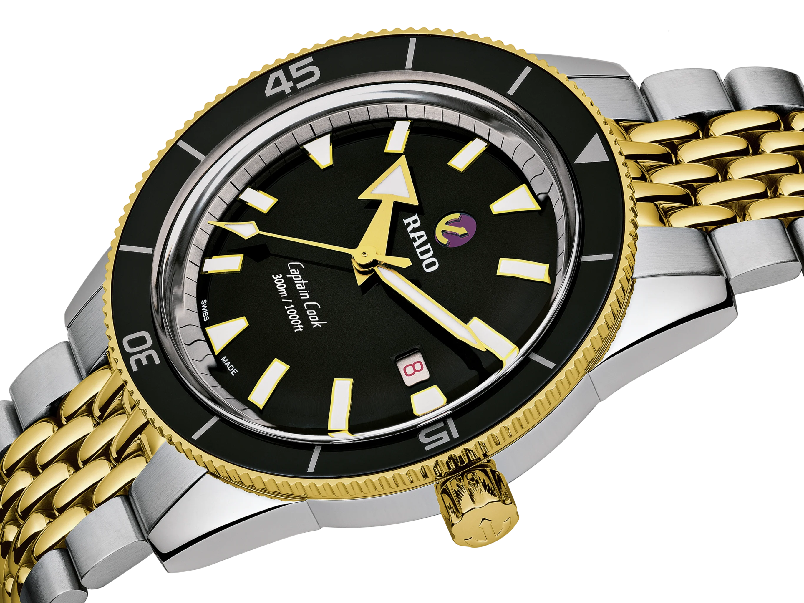 Rado Captain Cook Black Dial Men 42mm