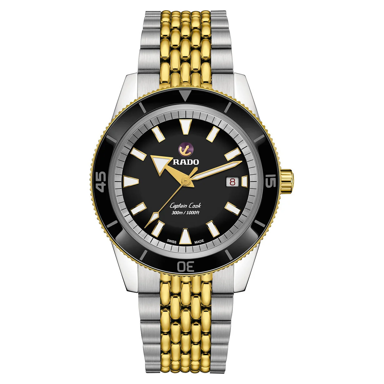 Rado Captain Cook Black Dial Men 42mm - Image 4