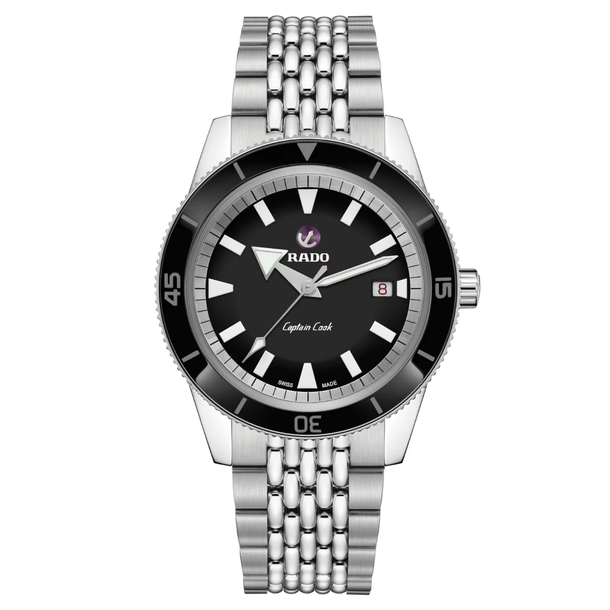 Rado Captain Cook Black Dial Men 42mm - Image 4