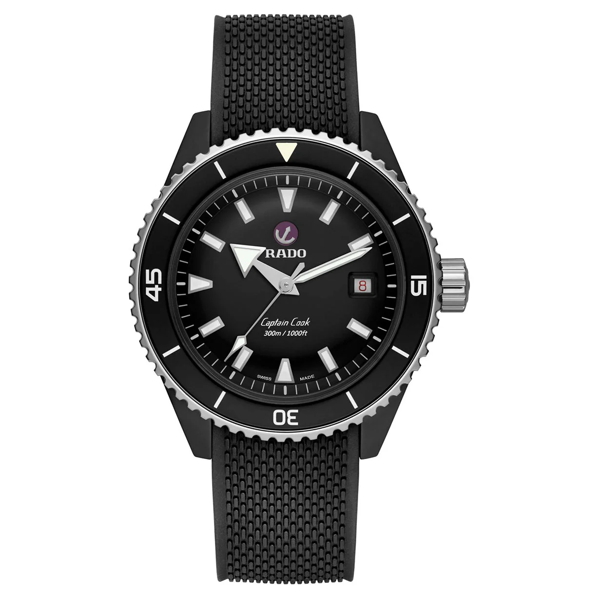 Rado Captain Cook Black Dial Men 43mm - Image 4