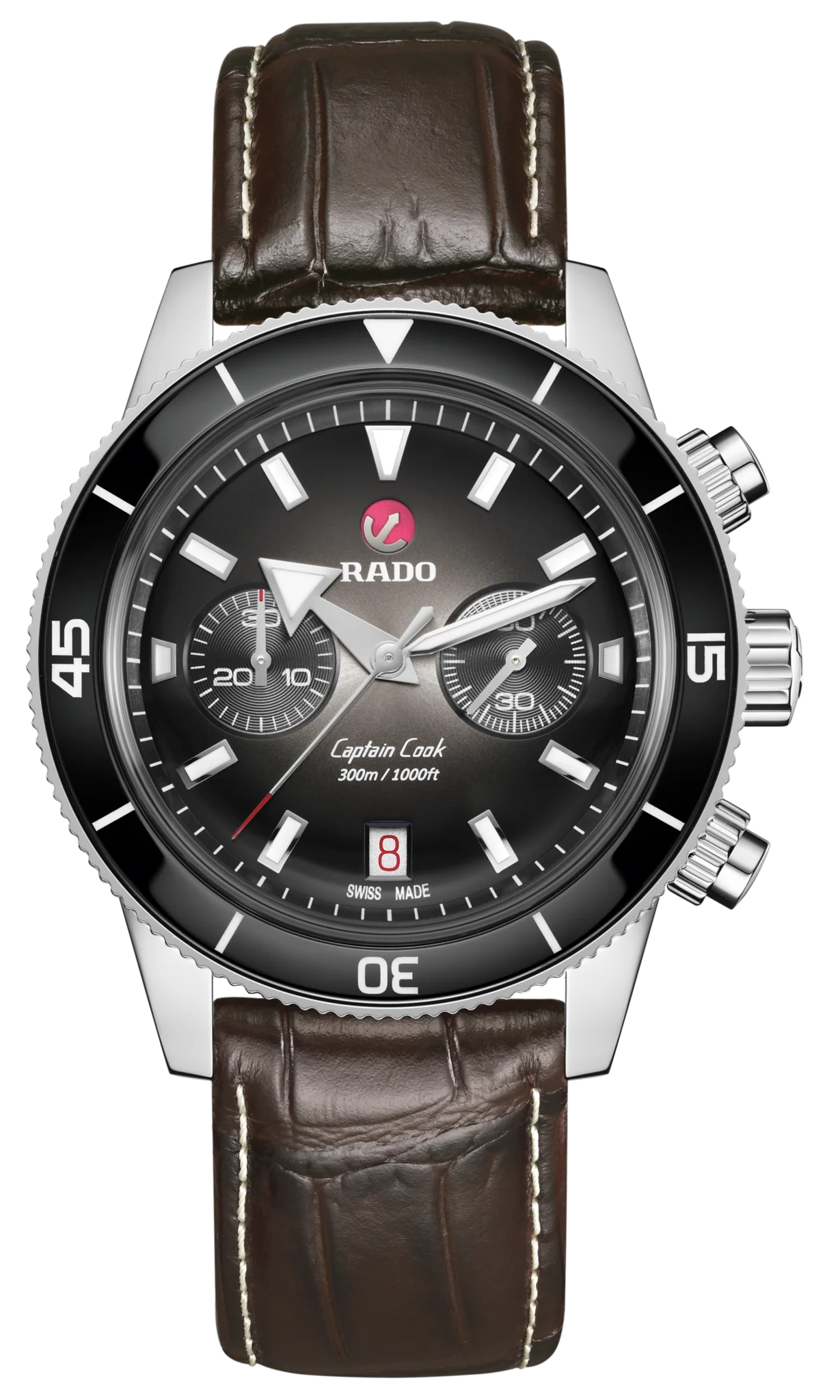Rado Captain Cook Black Dial Men 43mm