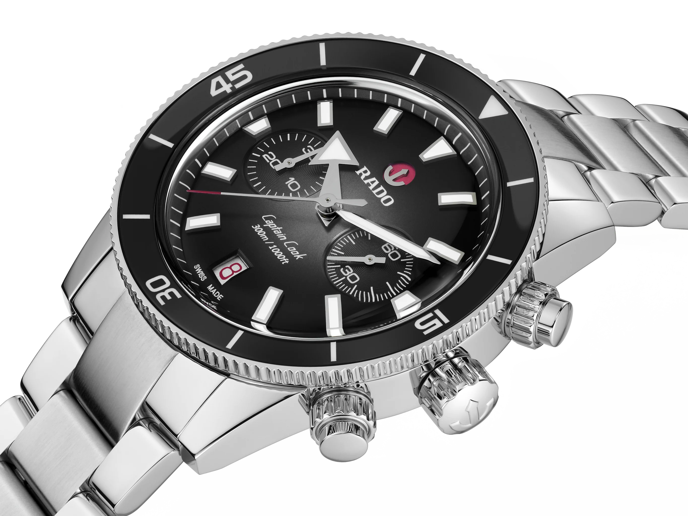 Rado Captain Cook Black Dial Men 43mm - Image 3