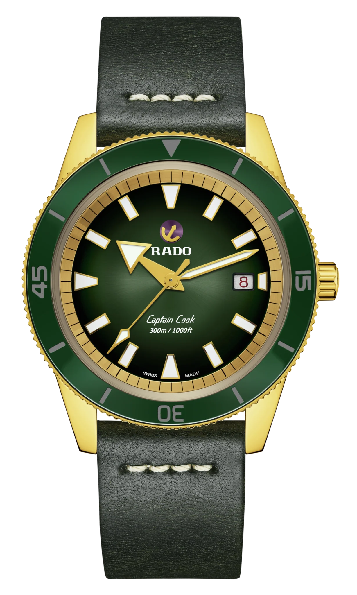 Rado Captain Cook Green Dial Men 42mm