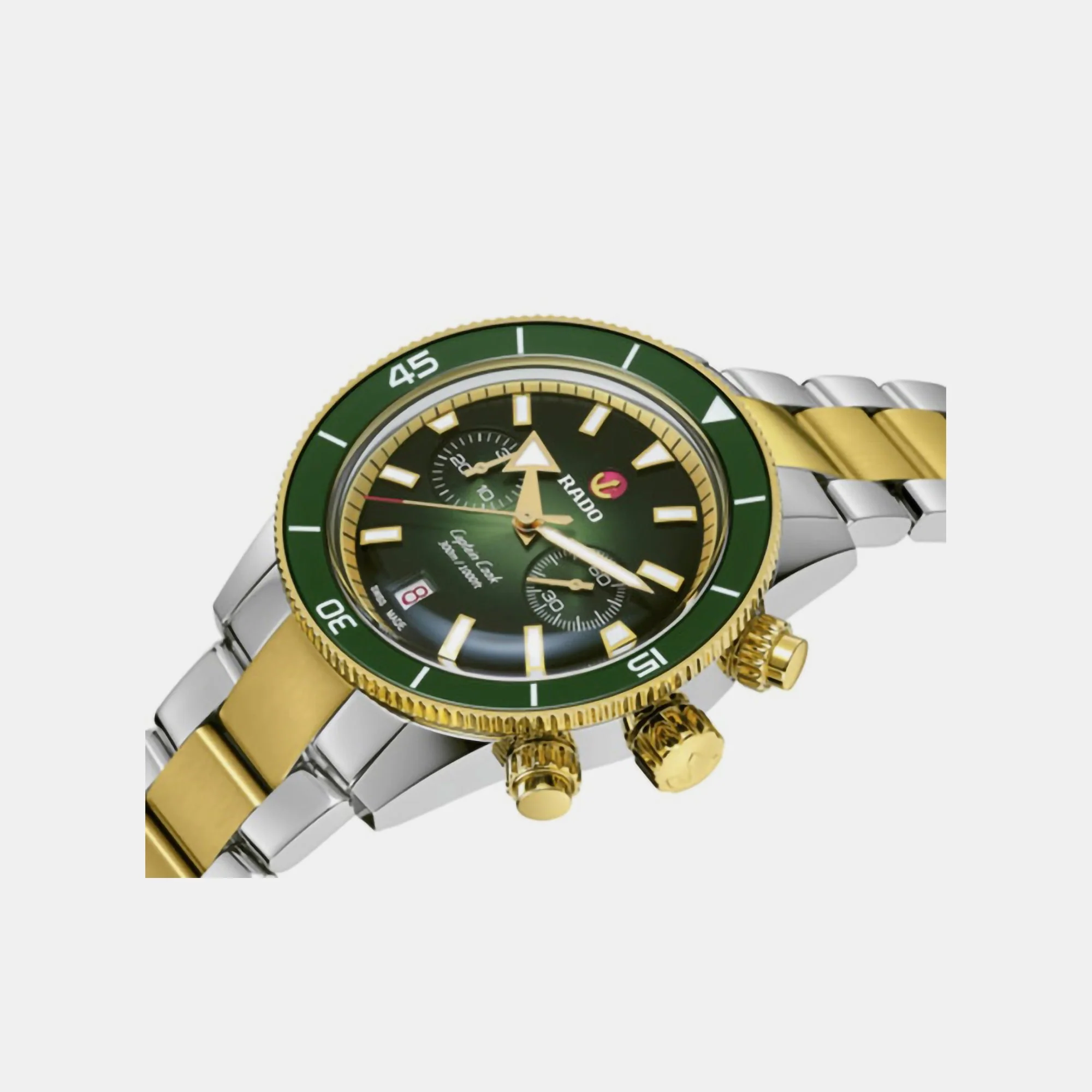 Captain Cook Men Automatic Green Dial Chronograph Stainless Steel Watch R32151318 - Image 5