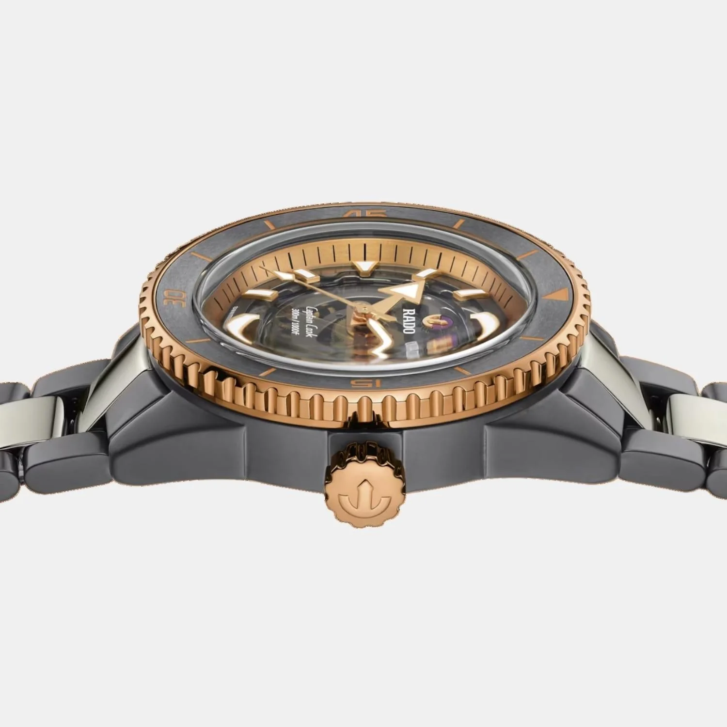 Captain Cook Men Automatic Grey Dial Analog Ceramic Watch R32148162 - Image 3