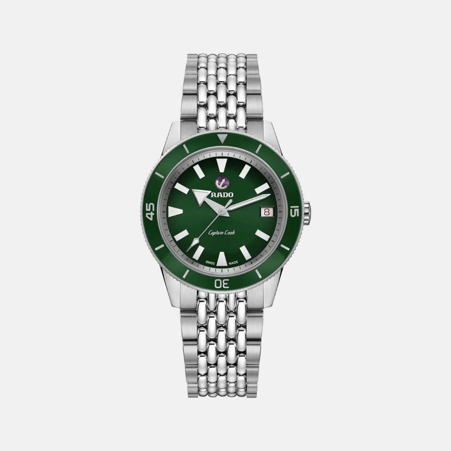 Captain Cook Unisex Automatic Green Dial Analog Stainless Steel Watch R32500323