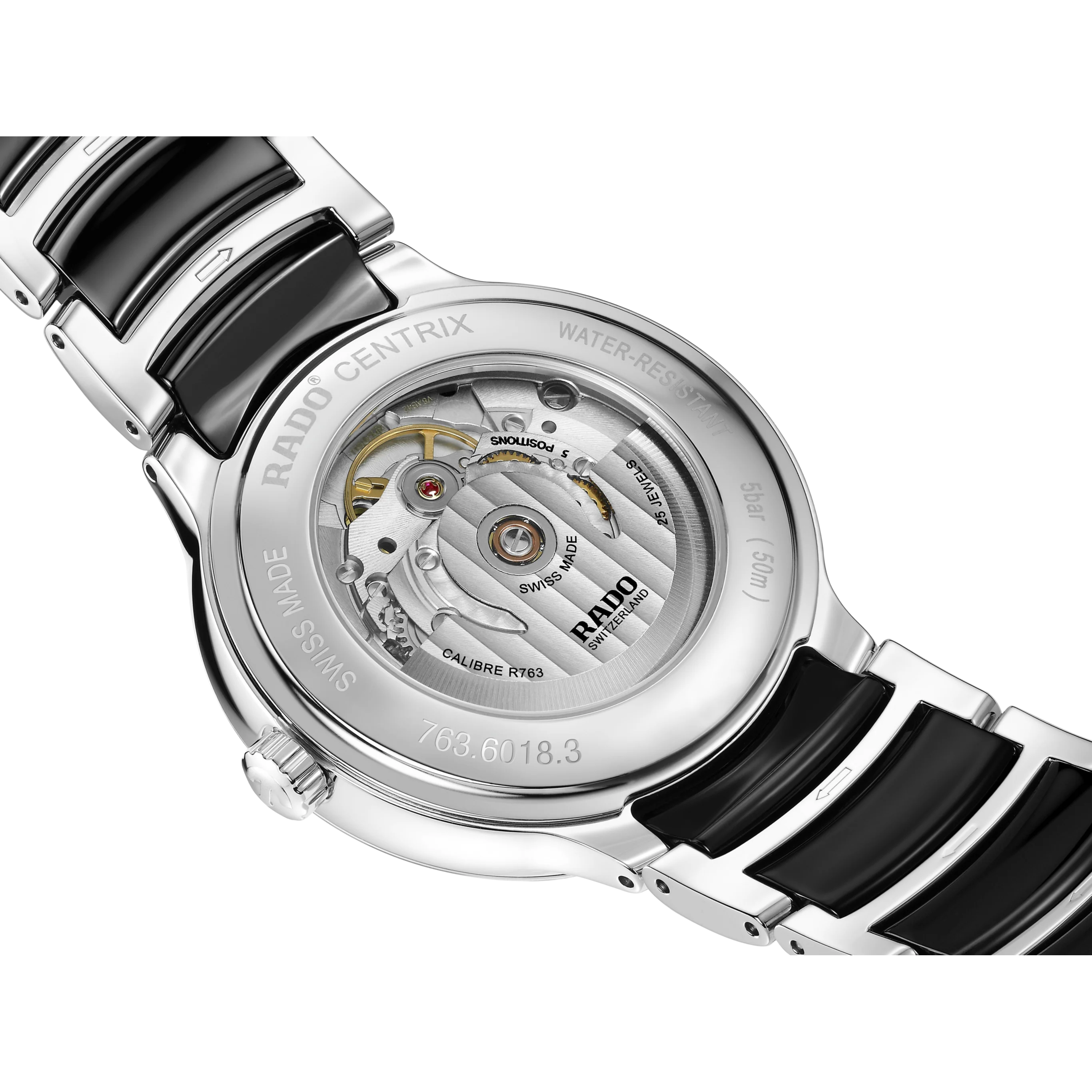 Rado Centrix Black Dial Unisex 39.5mm - Image 2