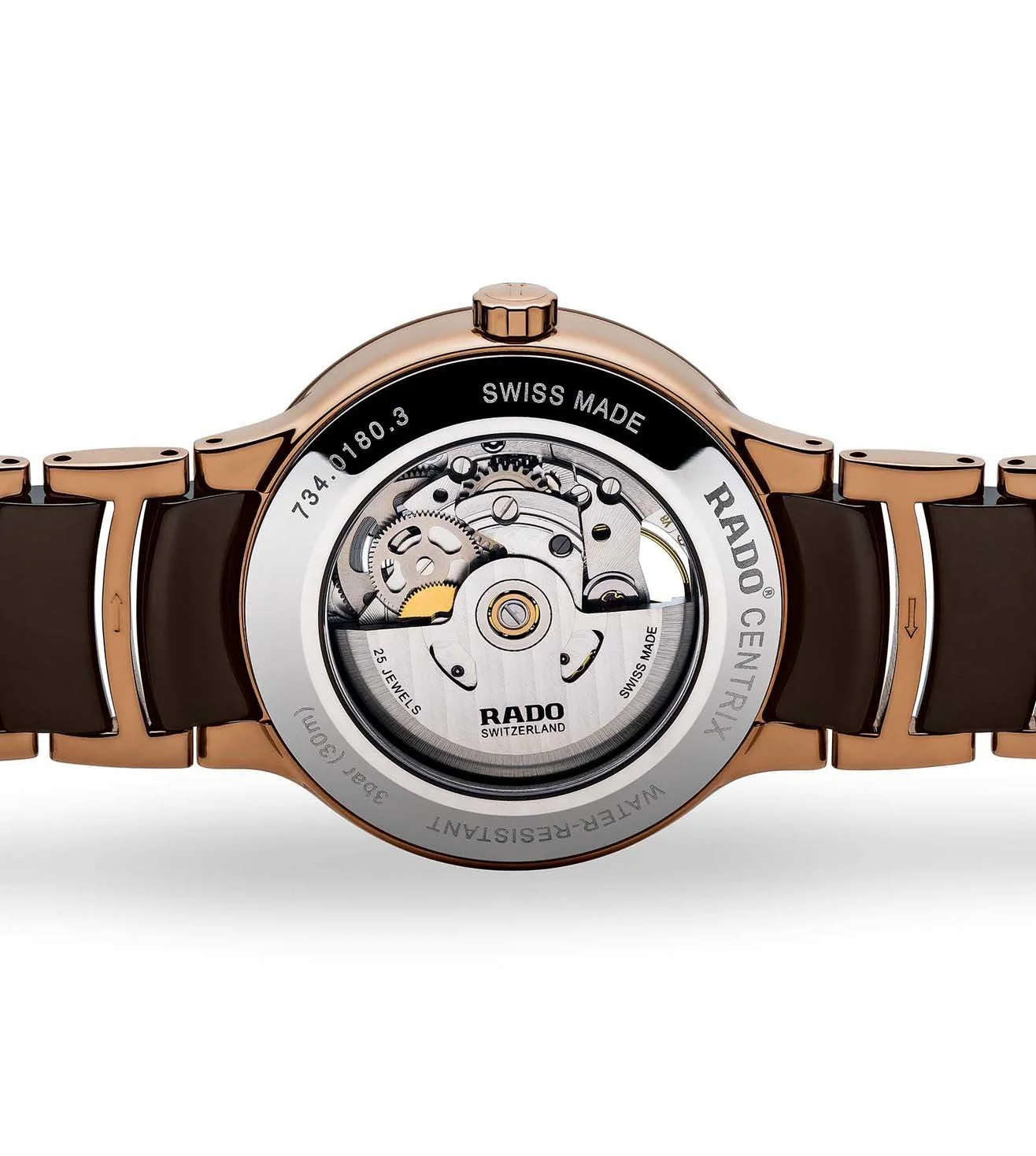 Rado Centrix Brown Dial Unisex 38mm - Image 2