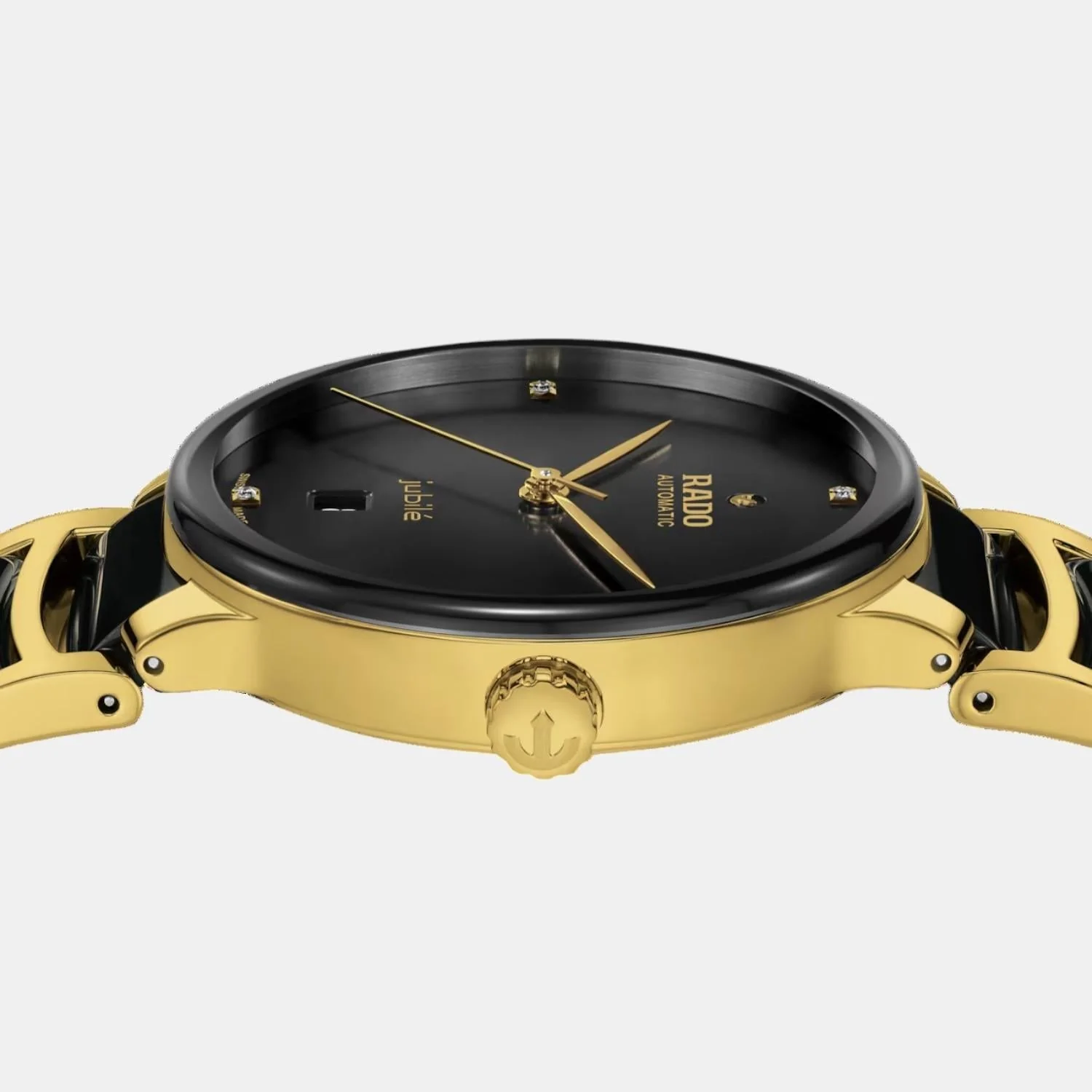 Centrix Unisex Automatic Black Dial Analog Ceramic Watch R30008712 - Image 3