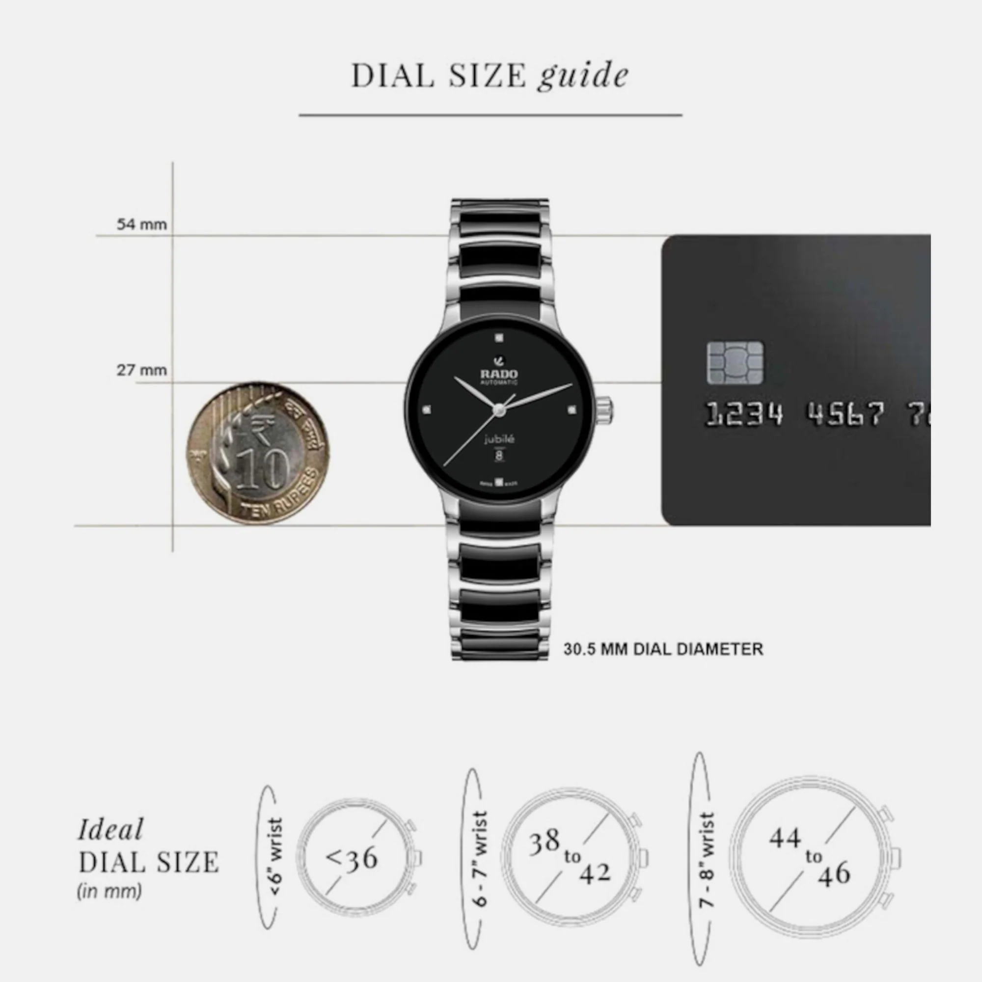 Centrix Unisex Automatic Black Dial Analog Stainless Steel Watch R30020712 - Image 4