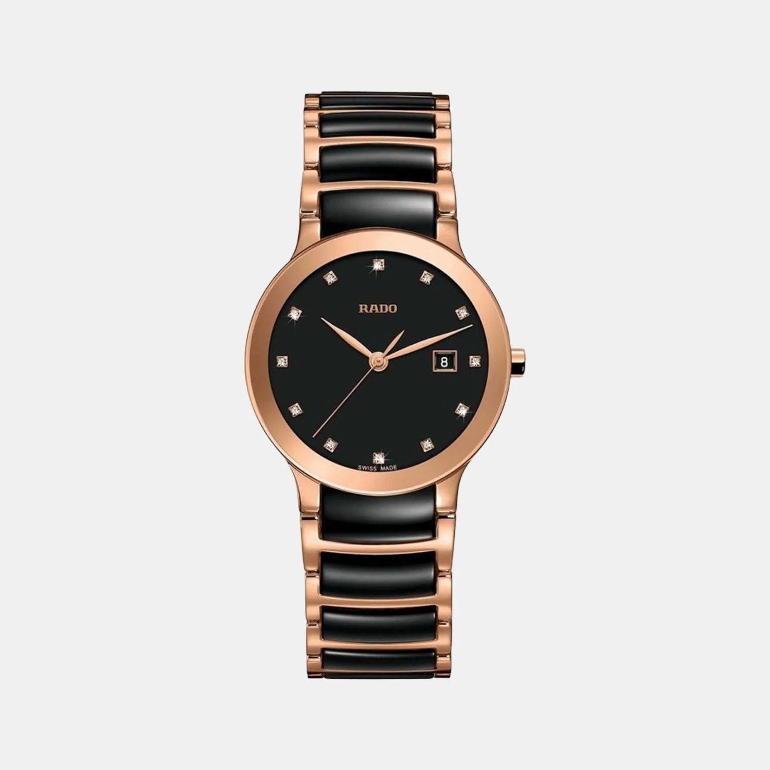 Centrix Women Quartz Black Dial Analog Stainless Steel Watch R30555732