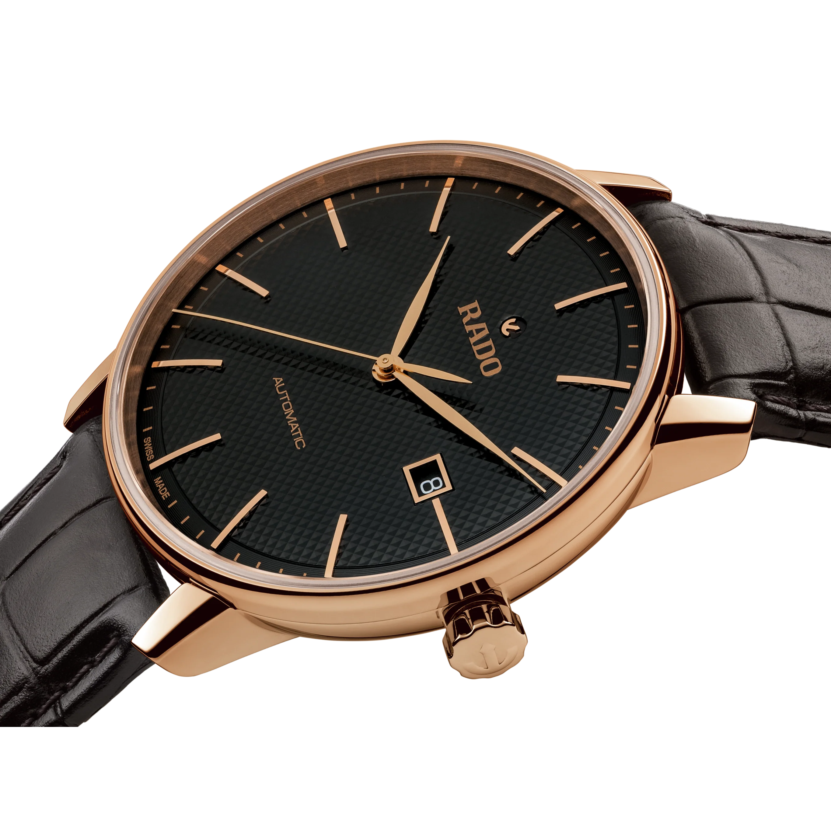 Rado Coupole Black Dial Men 41mm