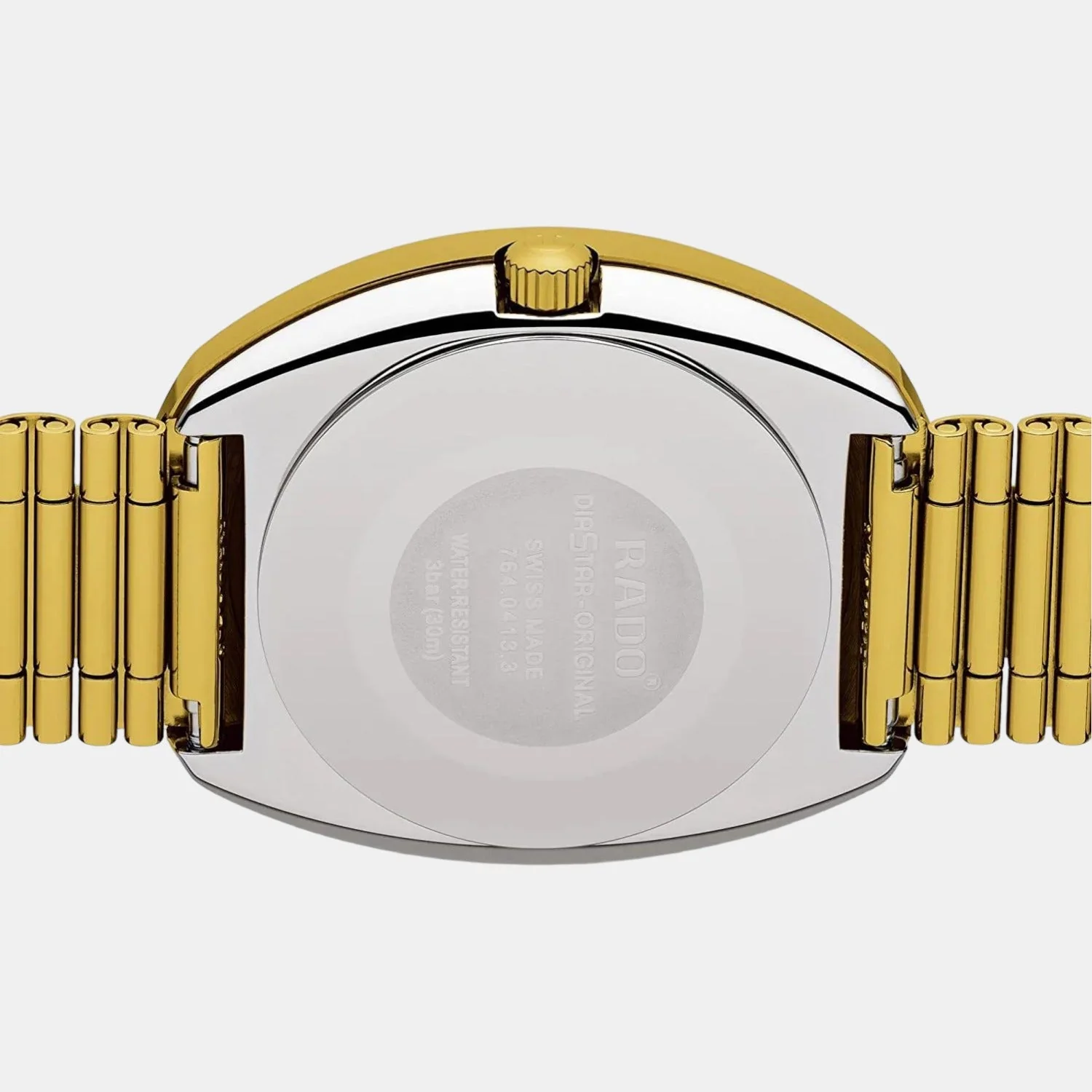 Diastar Men Automatic Gold Dial Analog Stainless Steel Watch R12413493 - Image 5