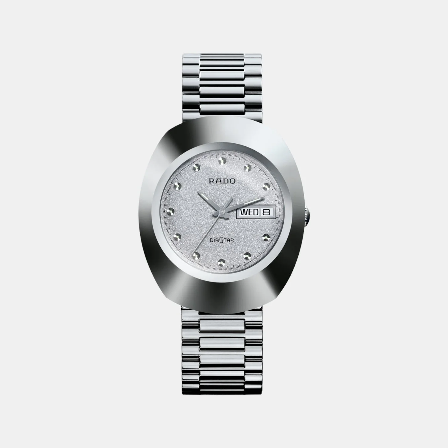 Diastar Men Quartz White Dial Analog Stainless Steel Watch R12391103