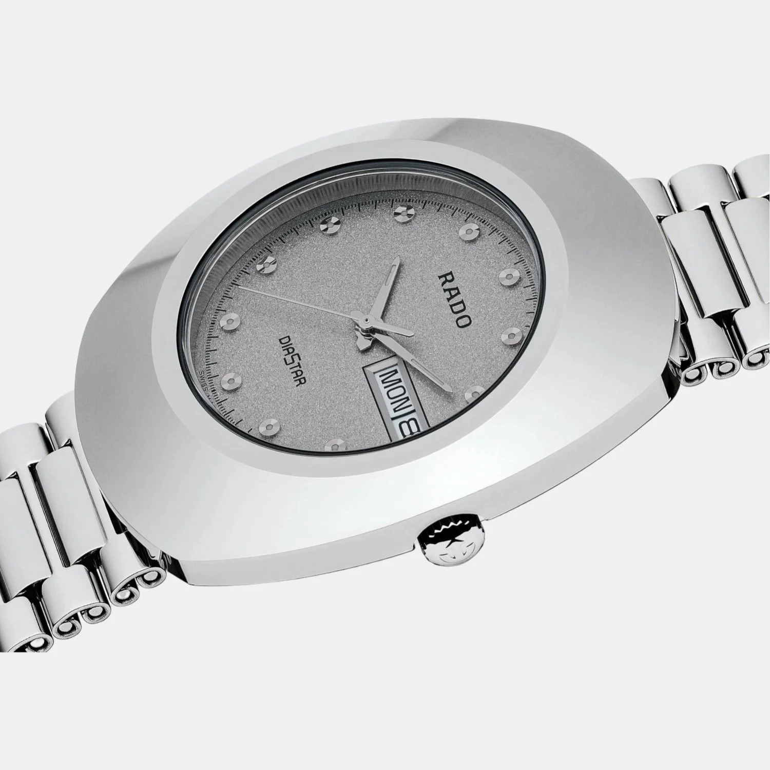 Diastar Men Quartz White Dial Analog Stainless Steel Watch R12391103 - Image 2