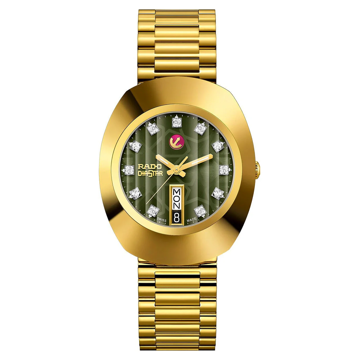 Rado Diastar Original Green Dial Men 35mm - Image 4